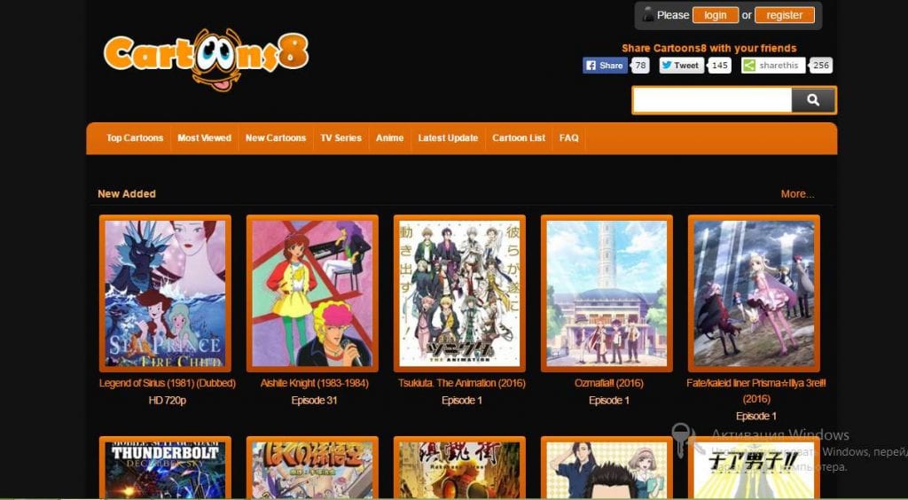 watch cartoon online sites