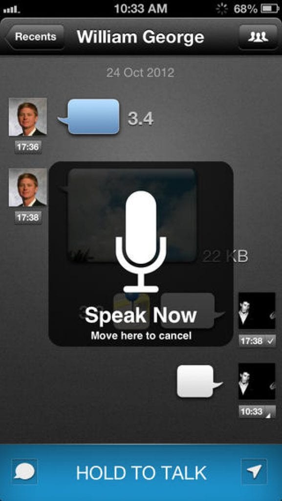 speech to text app iphone