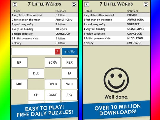 7 little words app answers