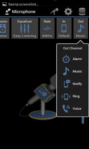 Mic to speaker mac application