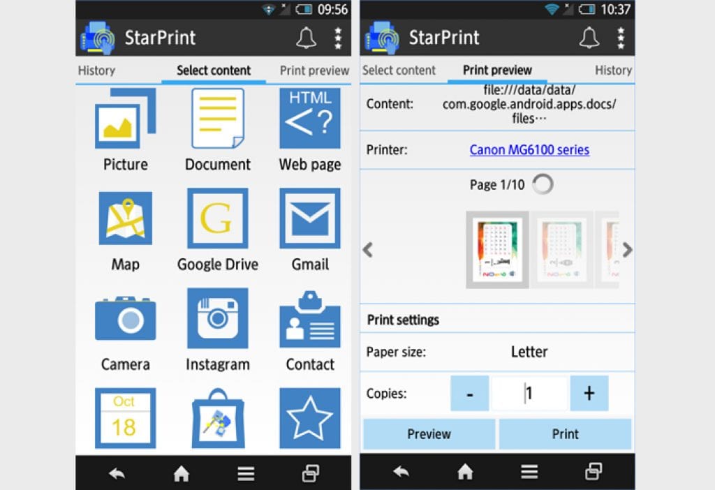 11 Free print apps for Android