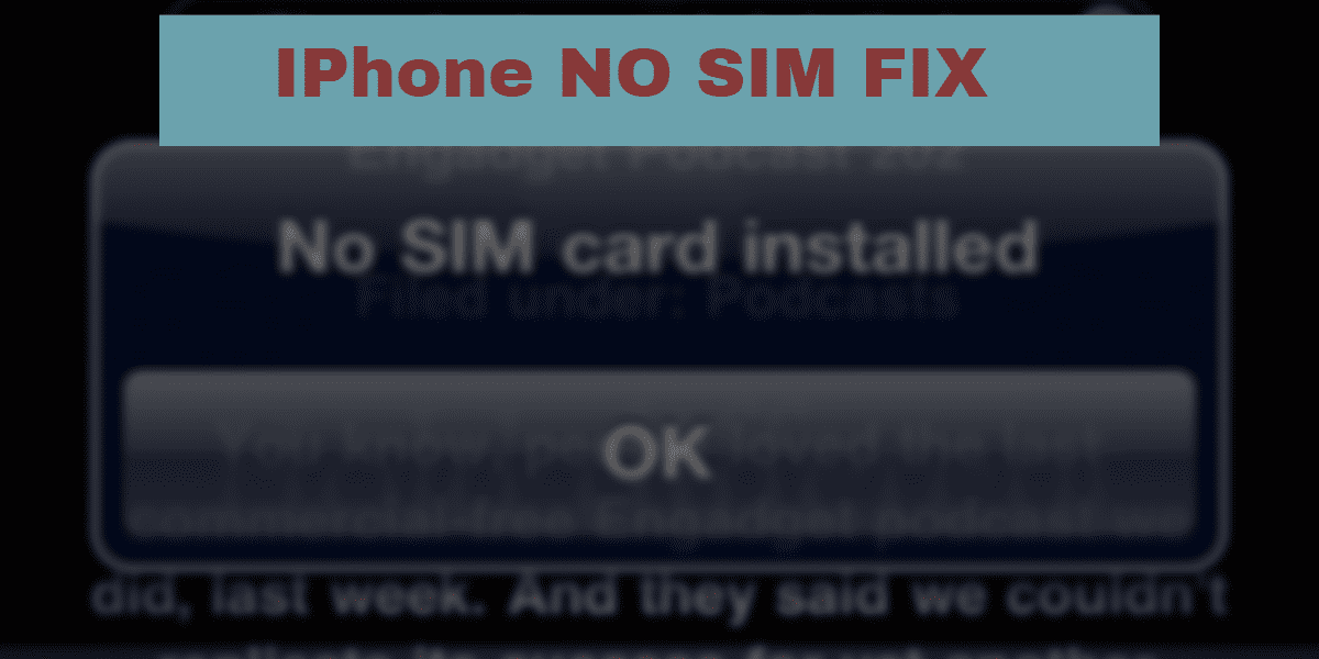 Iphone Says No Sim Card Installed 6 Easy Ways To Fix It Free