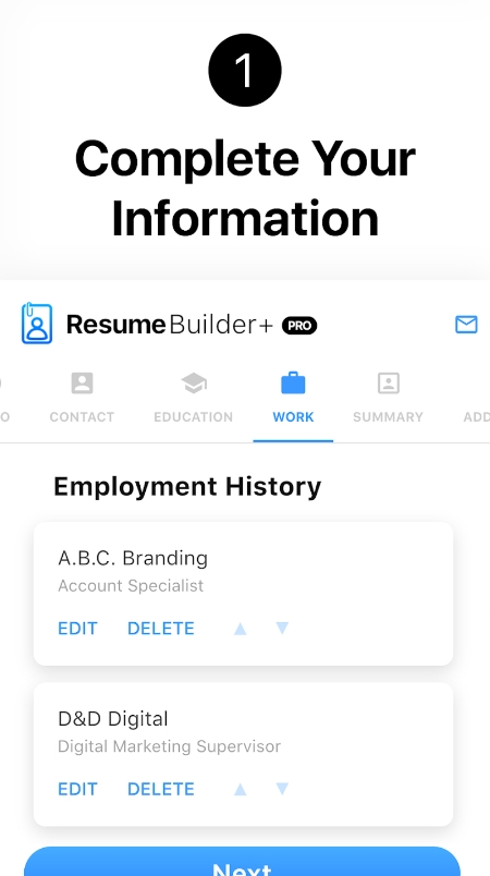 Resume Builder App Free 1