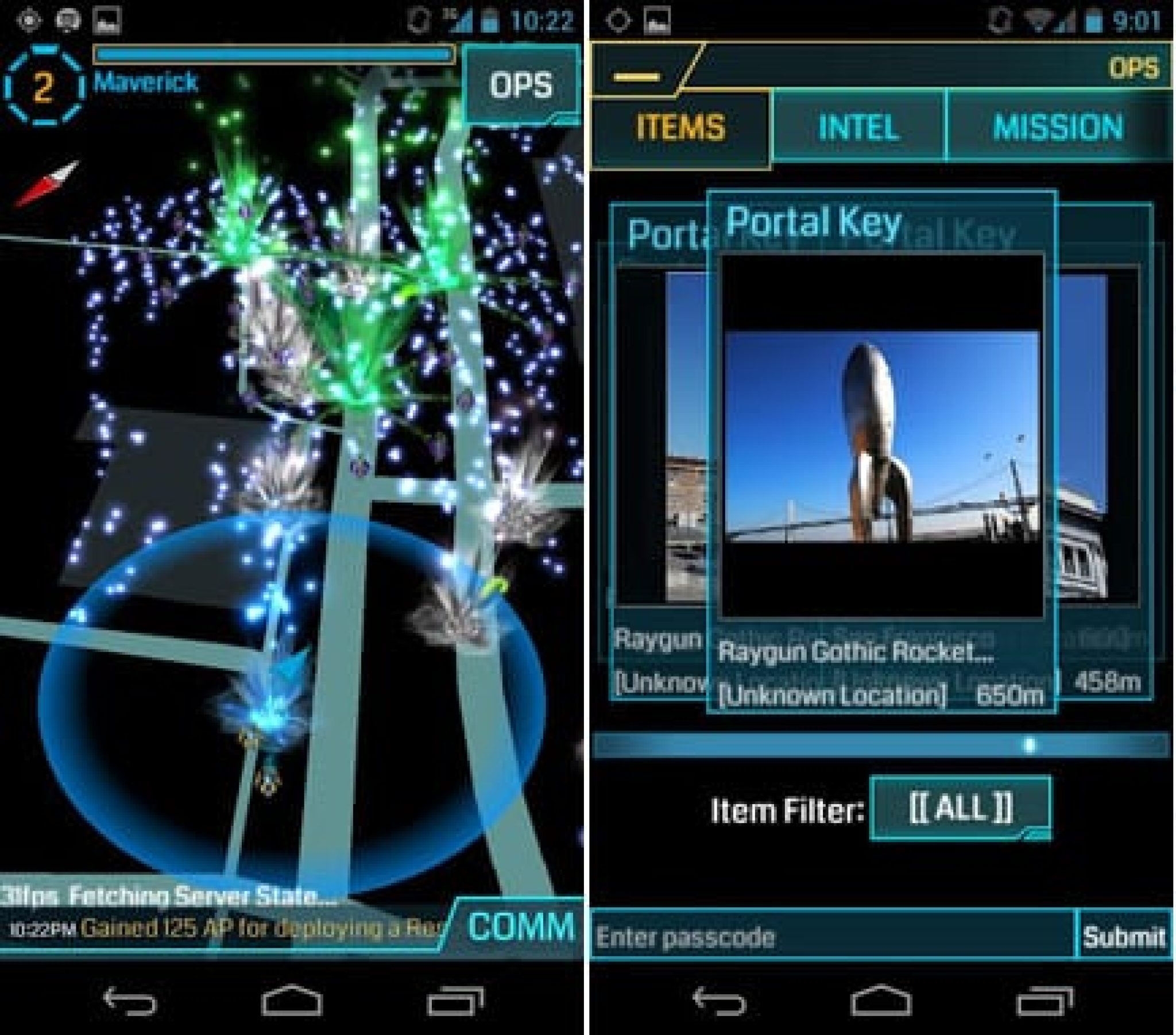 Ingress filter. Ingress game. ingress gameplay. ingress геймплей. raygun gothic rocket.