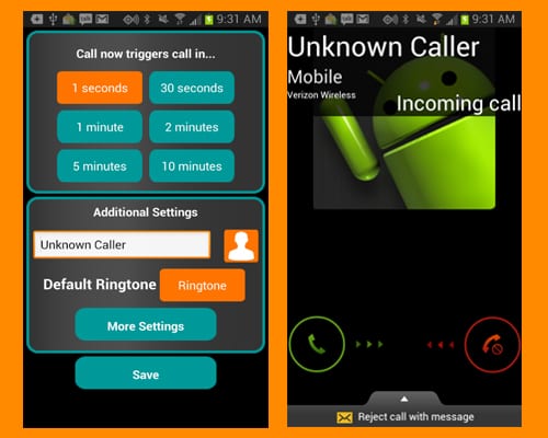 best ios fake call app