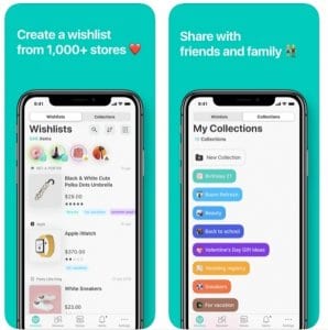 wish list mobile ui browser