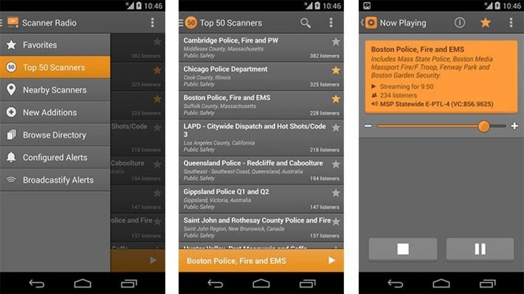 police scanner app for iphone