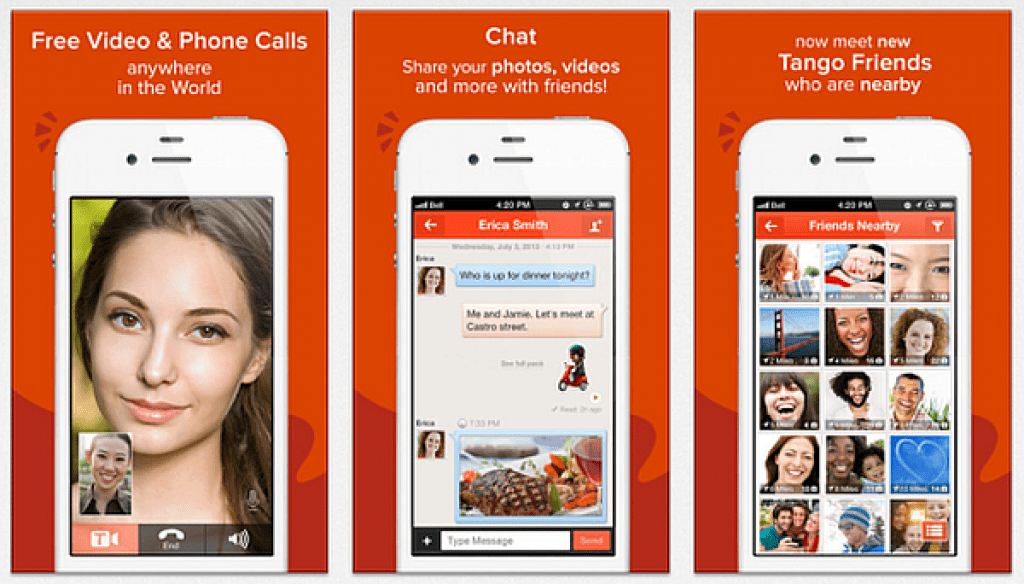 3. Tango - Free Video Call, Voice, and Chat.