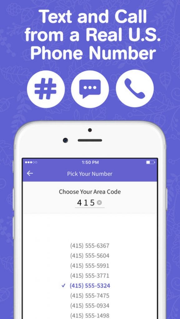 free texting app with phone number