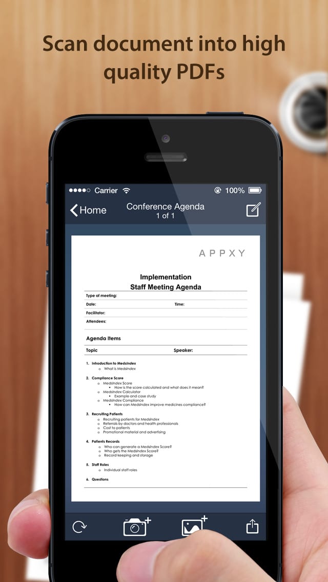 tiny scanner pdf scanner app for iphone