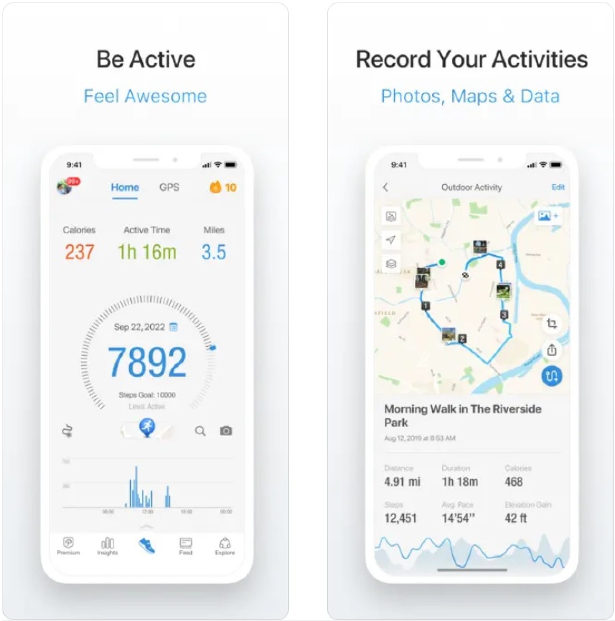 11 Best Pedometer apps for Android & iOS | Freeappsforme - Free apps ...