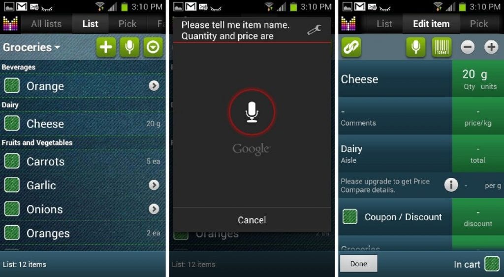 12 Best Grocery List App For Android Free Apps For Android And Ios