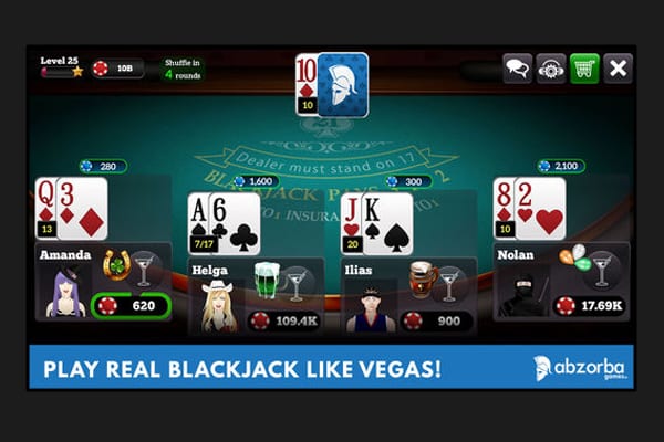 vegas blackjack app