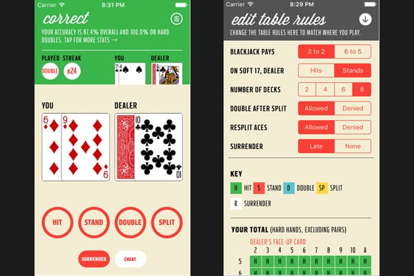 Best blackjack training app iphone