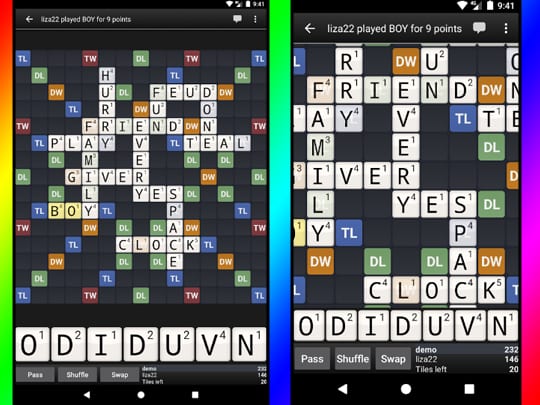 wordfeud screenshot