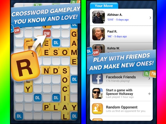 words with friends screenshot