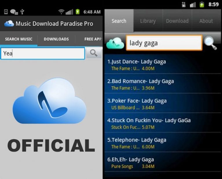 music download programs for android