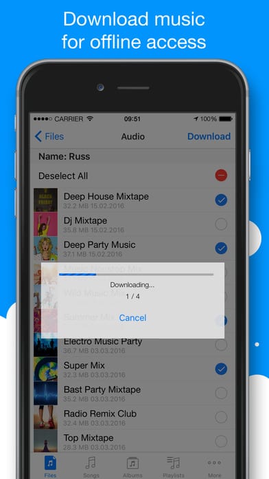 music downloading apps for iphone