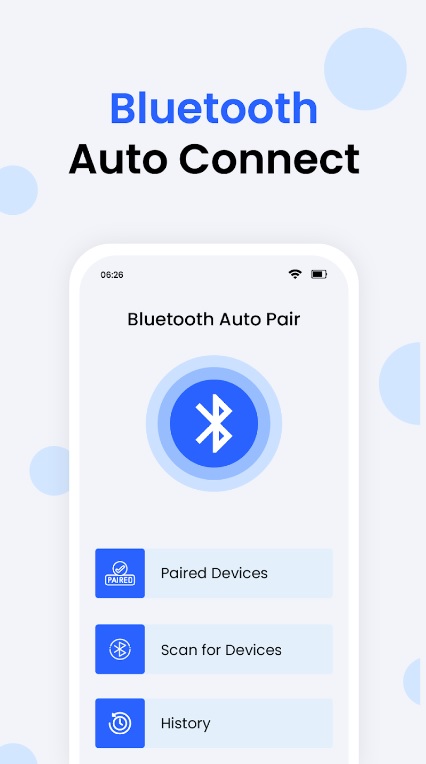 bluetooth an app