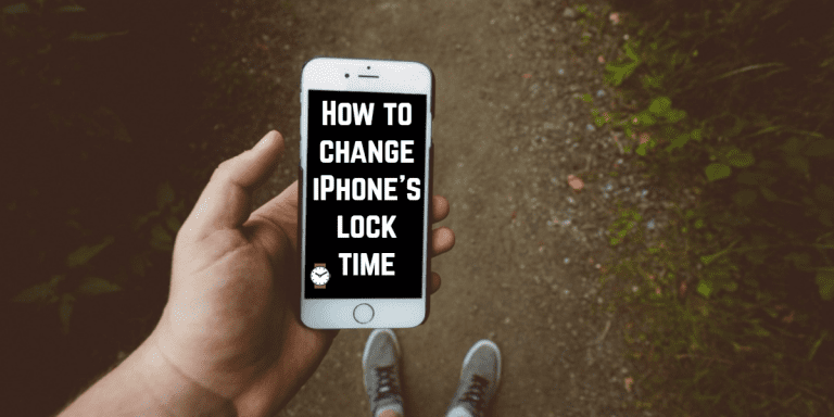 change iphone's lock-time