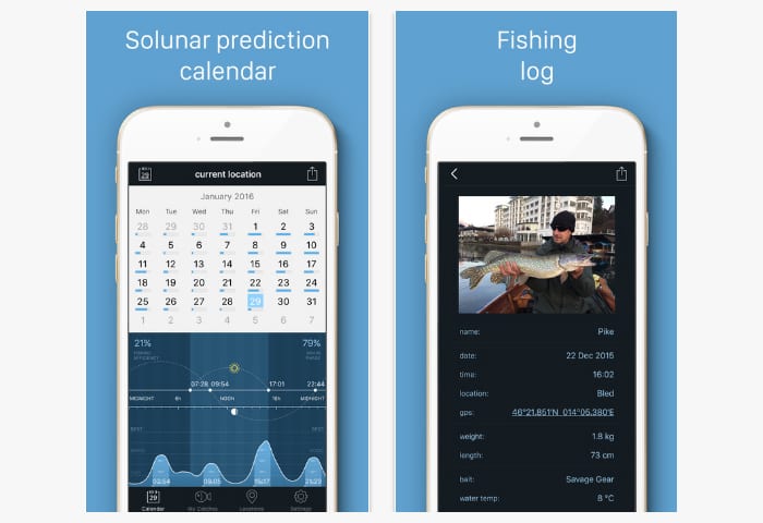 fishing calendar app