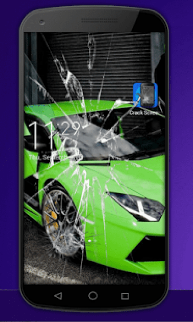 screen broken fake crack prank apps android windows menu cool