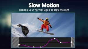 Slow motion video FX screen 2