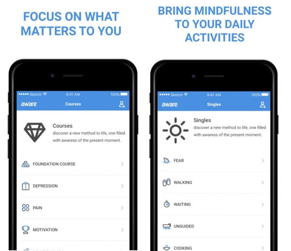 Aware - Meditation & Mindfulness app review | Free apps ...