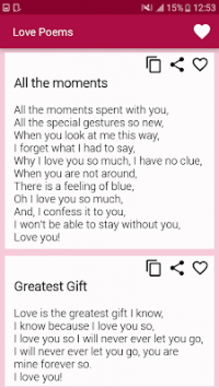 Beautiful Romantic Love Poems For Your Beloved.