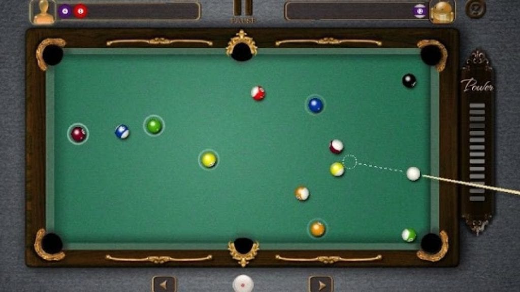 full billiard table realistic website wallpaper