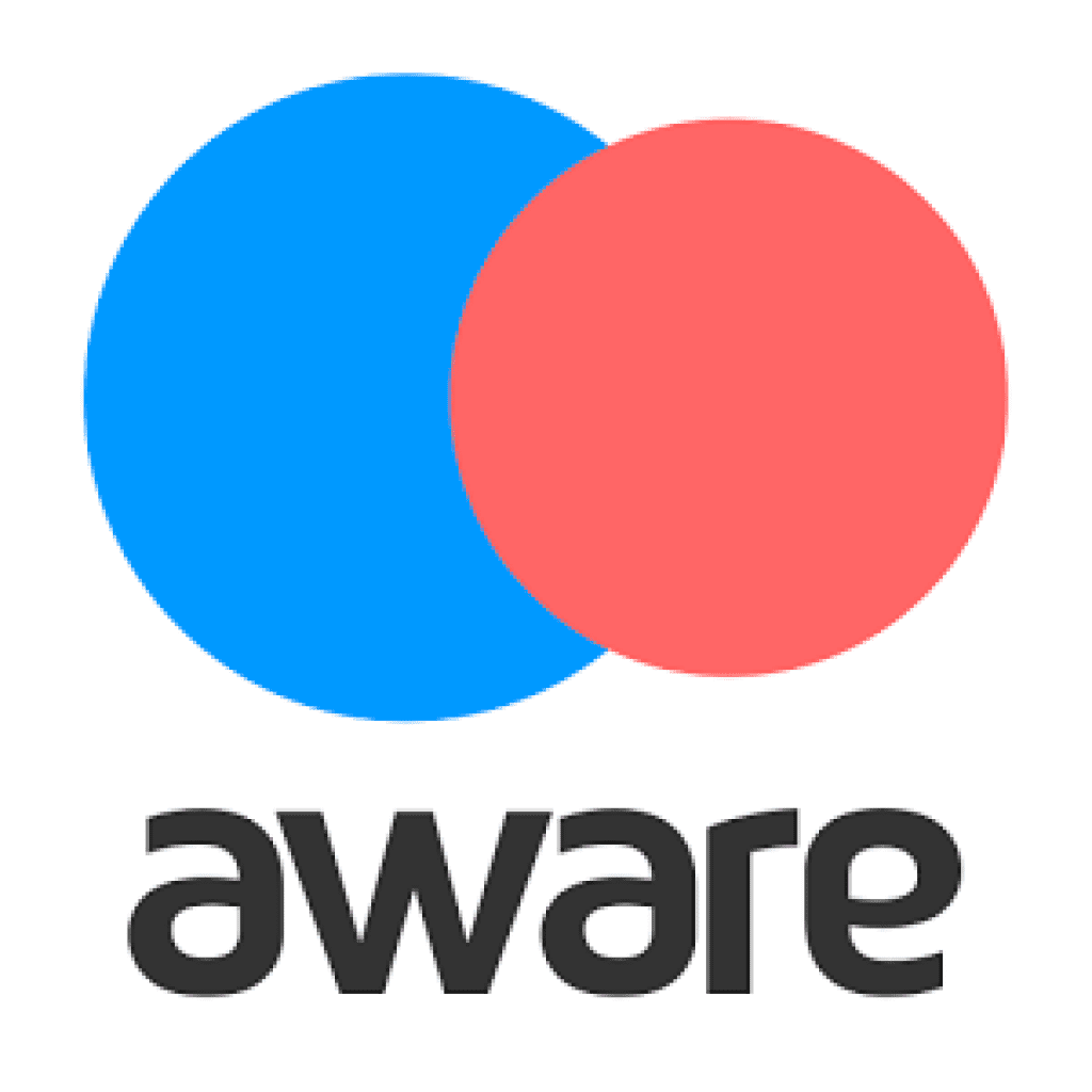 Aware. Be aware icon. Be aware.