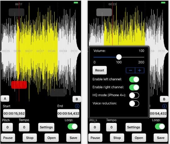 Music Speed Changer Lite app