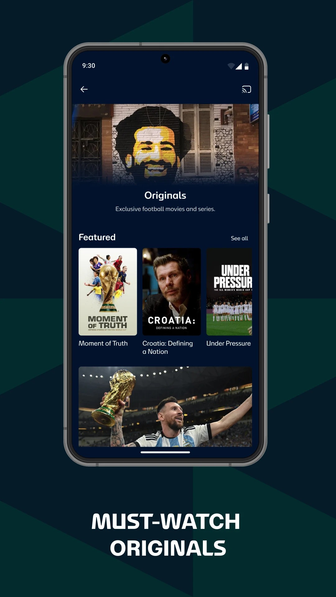 FIFA Football streaming app 18