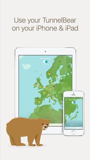 TunnelBear VPN & Wifi Proxy app