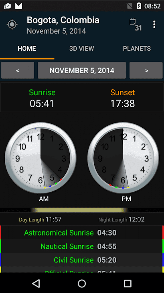 14 Best Apps for Calculating Sunrise and Sunset Times (Android & iOS) Freeappsforme Free
