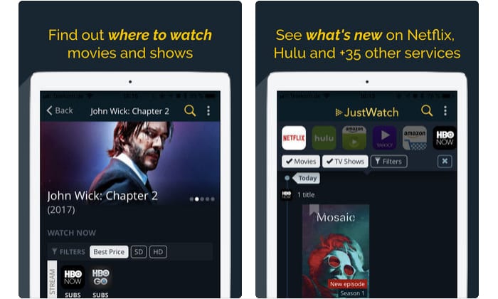 justwatch app