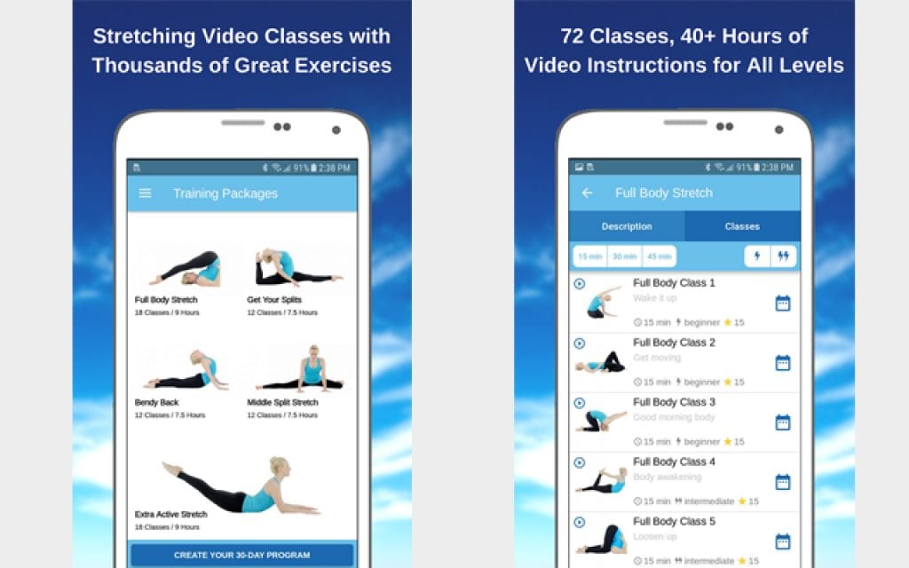 free stretching apps