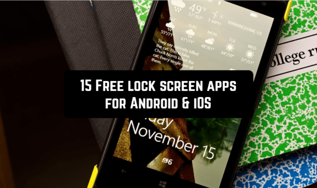 15 Free Lock Screen Apps for Android & iOS (widgets & wallpapers)
