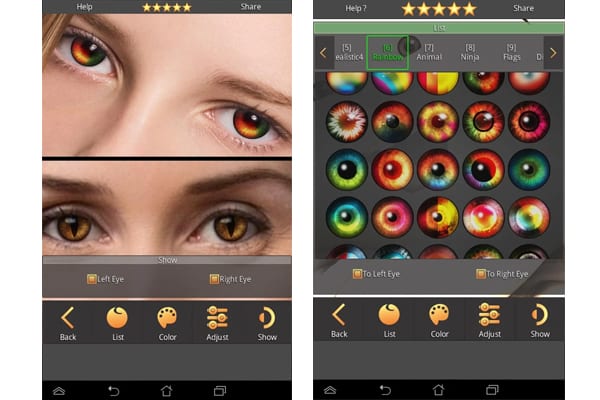 change eye color android app download