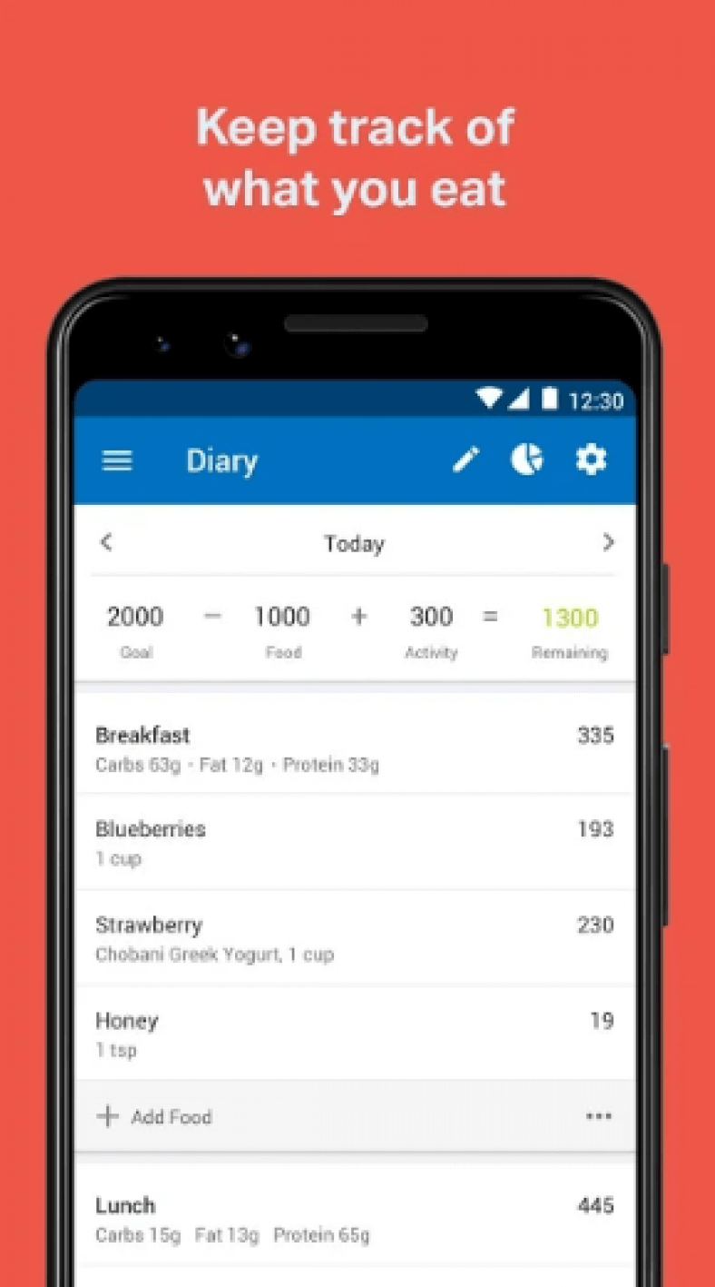 fitness pal app for android