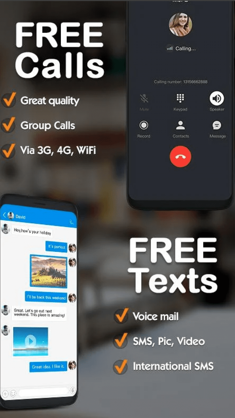 free texting and calling apps for android without wifi