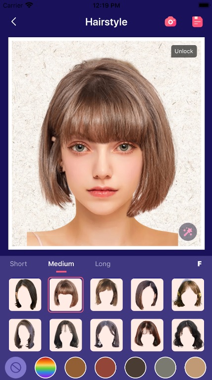 Fashion gradient hair color. Try it on Perfect365 before go to Salon! |  Rainbow hair, Hair color, Rainbow hair color