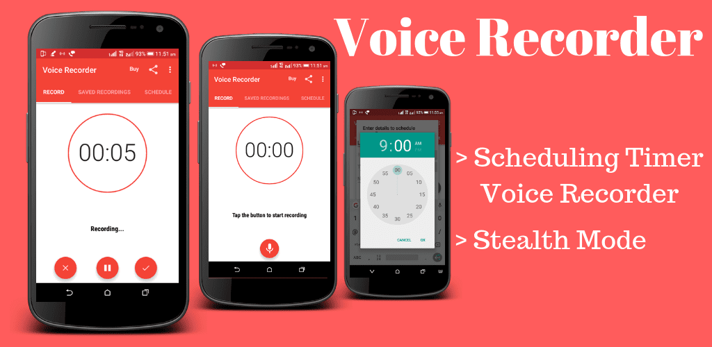 Voice of time. Record Voice app. Аудио таймер.