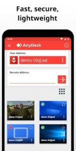 screen mirroring anydesk android