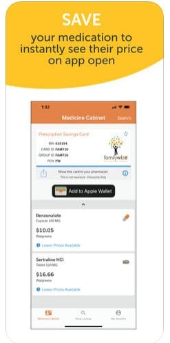 Rx Discount Card by FamilyWize | Free apps for Android and iOS