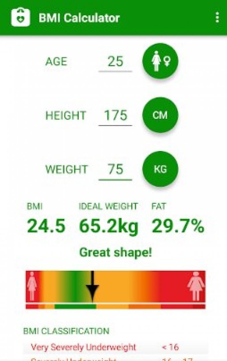 11 Best BMI Calculator Apps for Android & iOS | Free apps for Android ...