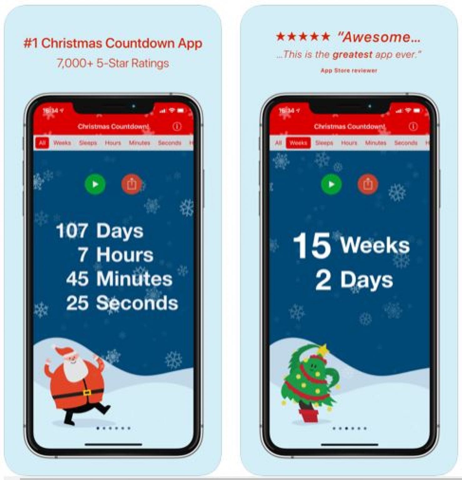 christmas day countdown app