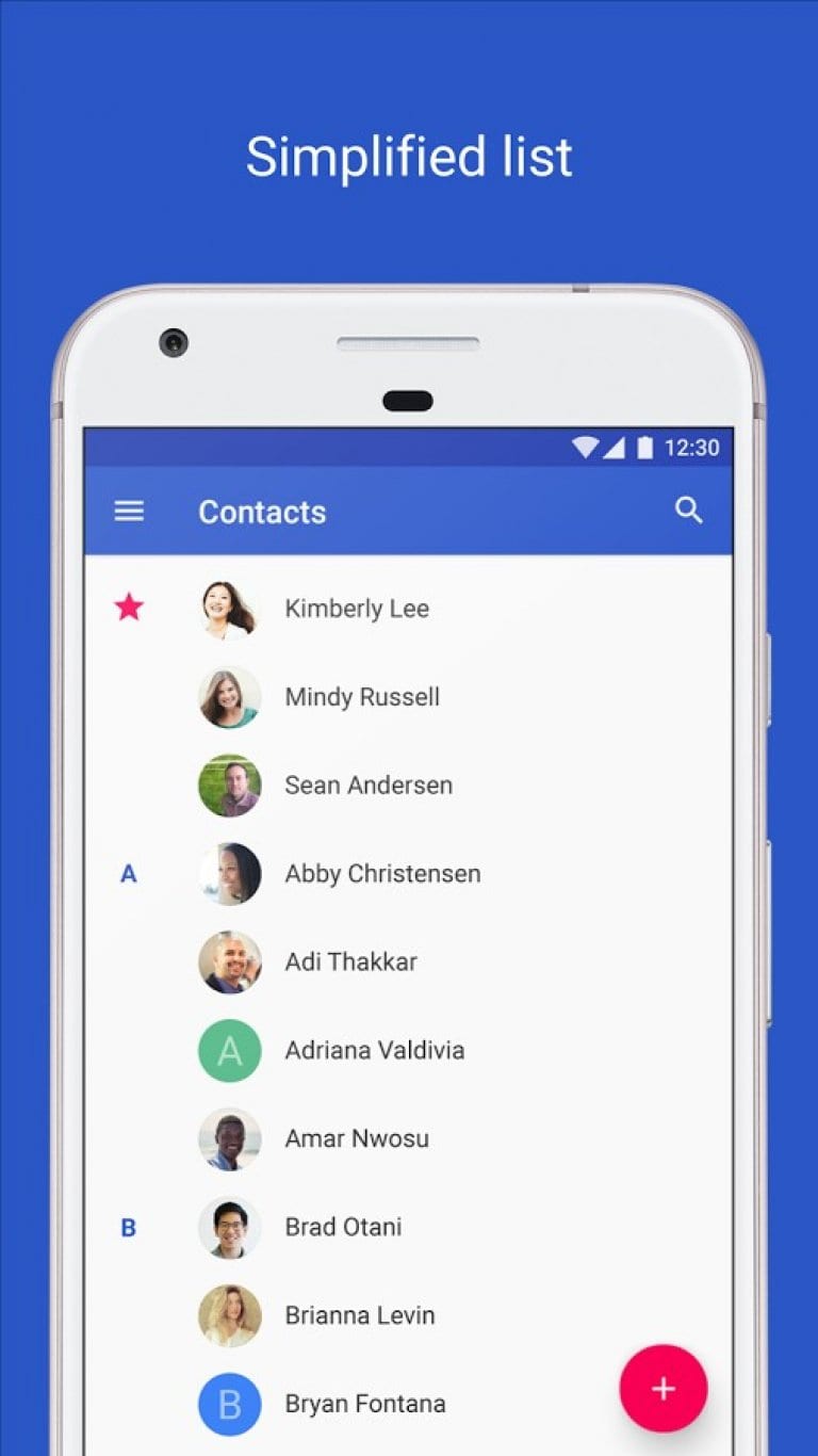 contacts app