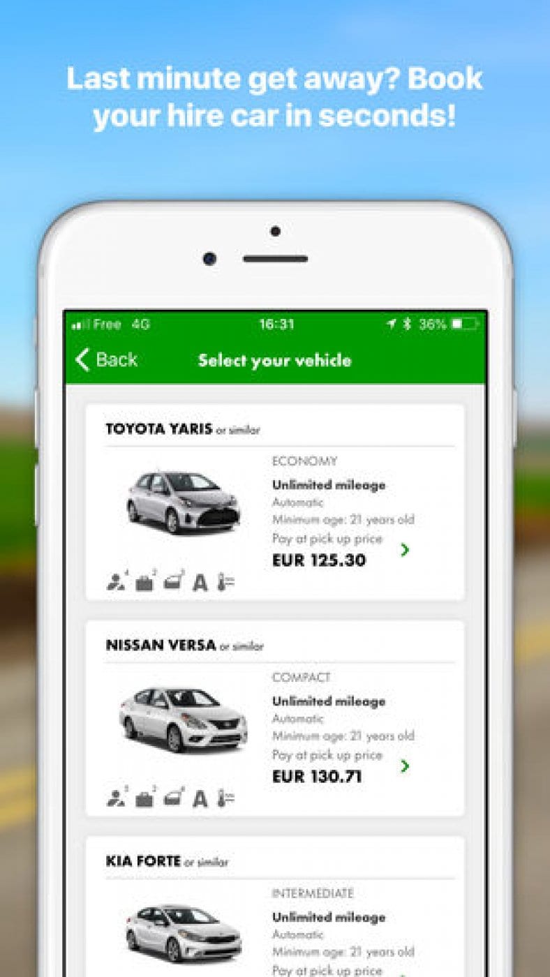 Cheapest Car Rental App