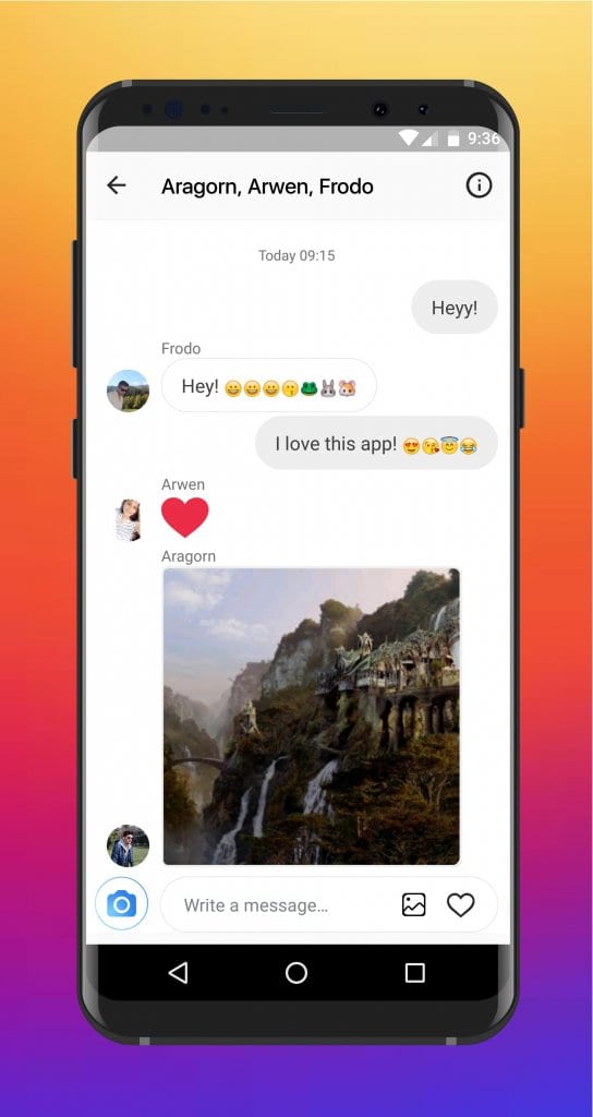 instagram message app download